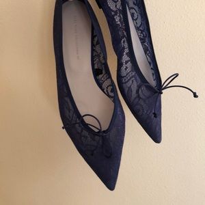 Zara pointy flats